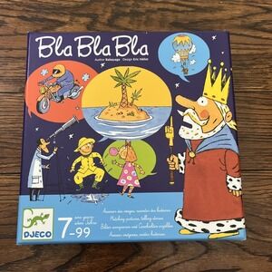 DJECO Bla Bla Bla Child Board Game Imagination Party Matchup Story Telling Game